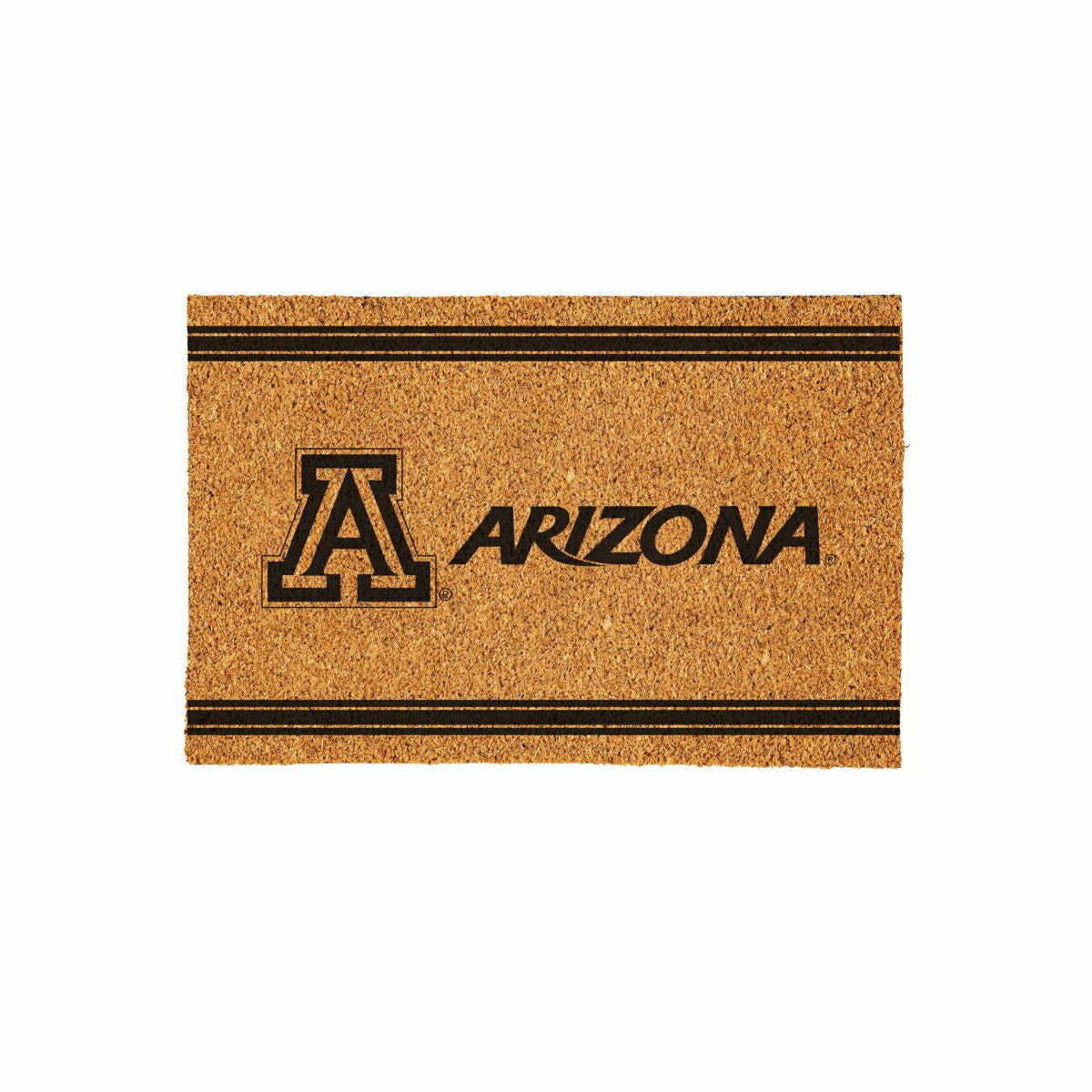 University of Arizona Large One Color Coir Mat, 36"x24"