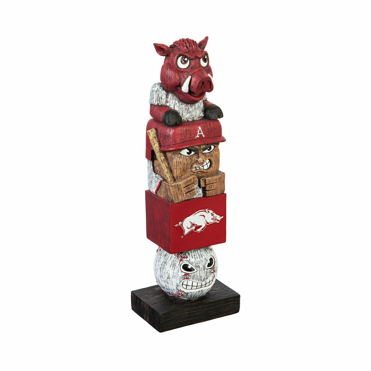 Arkansas Razorbacks Tiki Team Totem Garden Statue