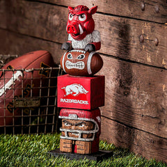 Arkansas Razorbacks Tiki Team Totem Garden Statue