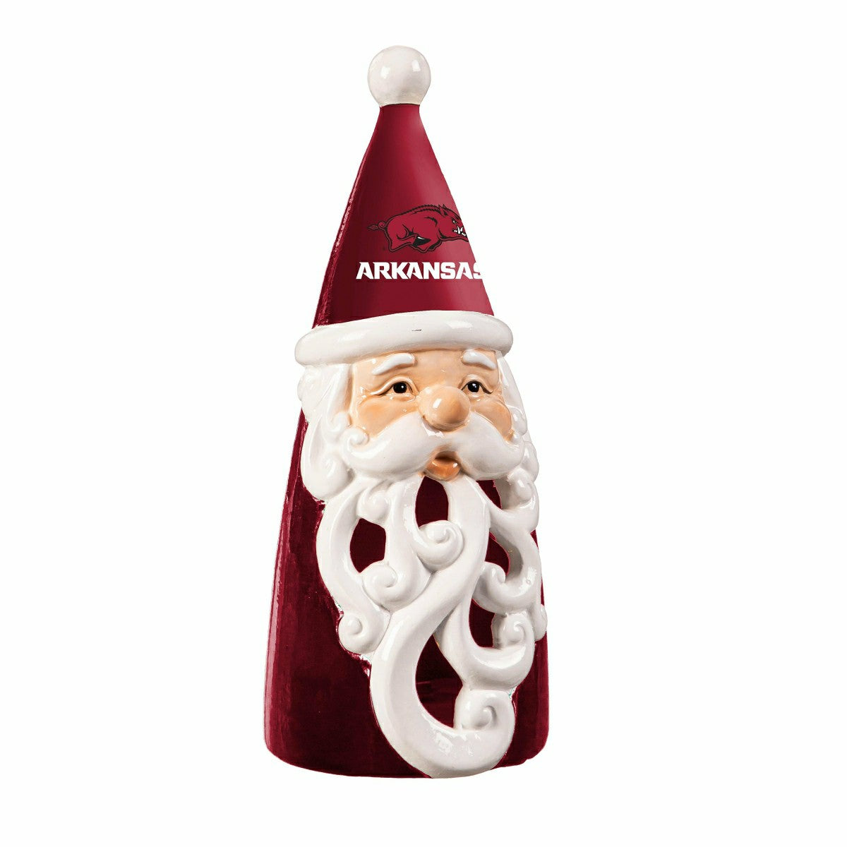 University of Arkansas Santa LED Statuary, 8"