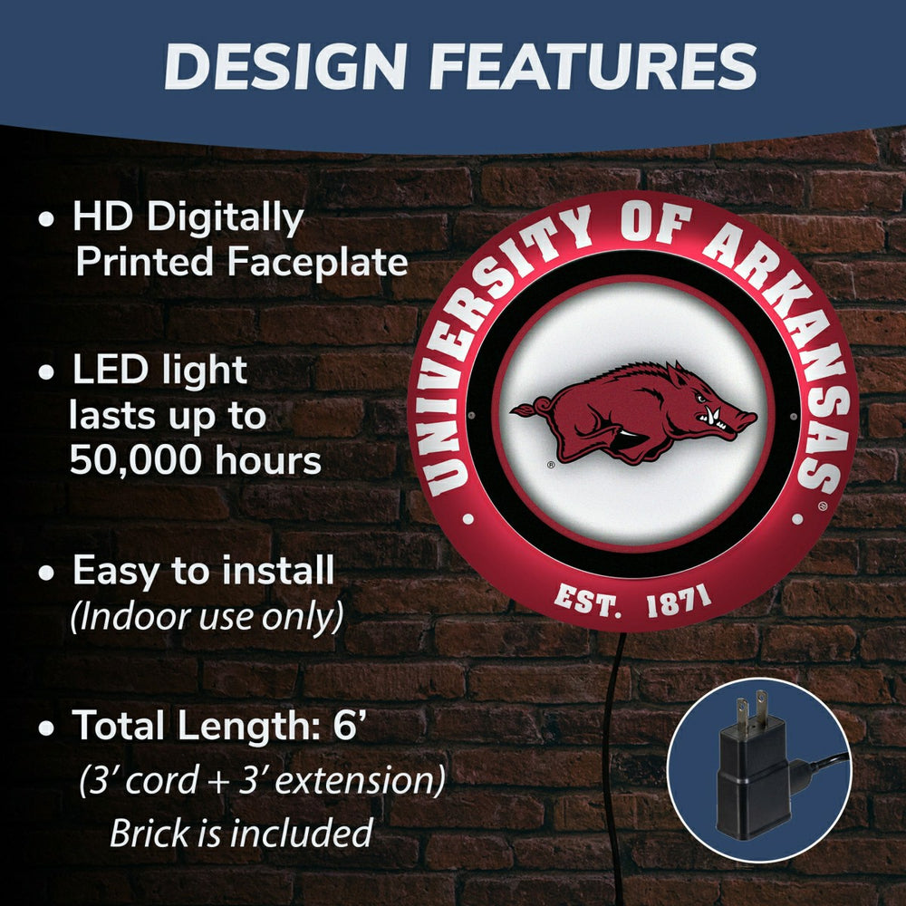 University of Arkansas, Metal Lite, Round