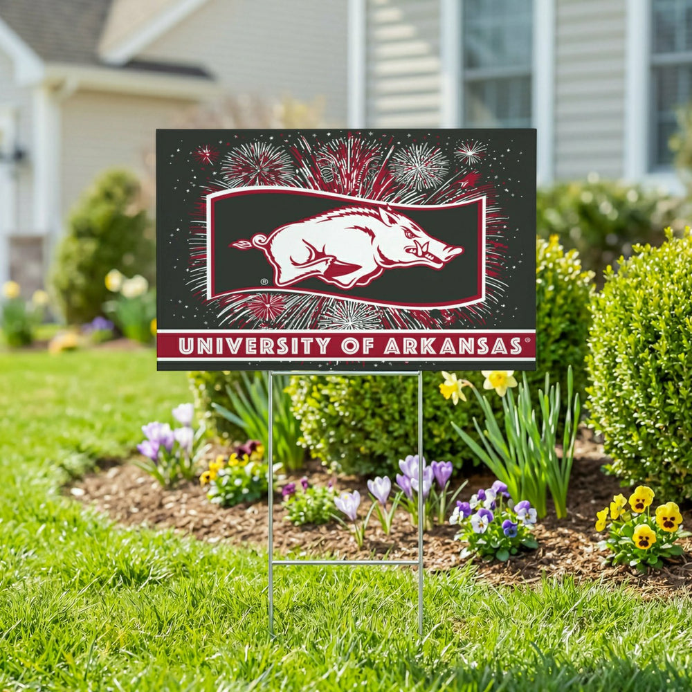 University of Arkansas Yard Sign, Patriotic