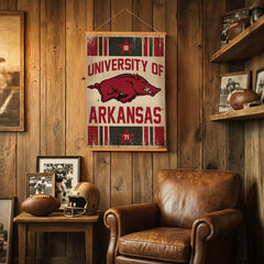 University of Arkansas, Canvas Wall Tapestry, Medium, 36x24