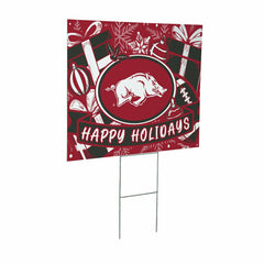 University of Arkansas Yard Sign, Holiday