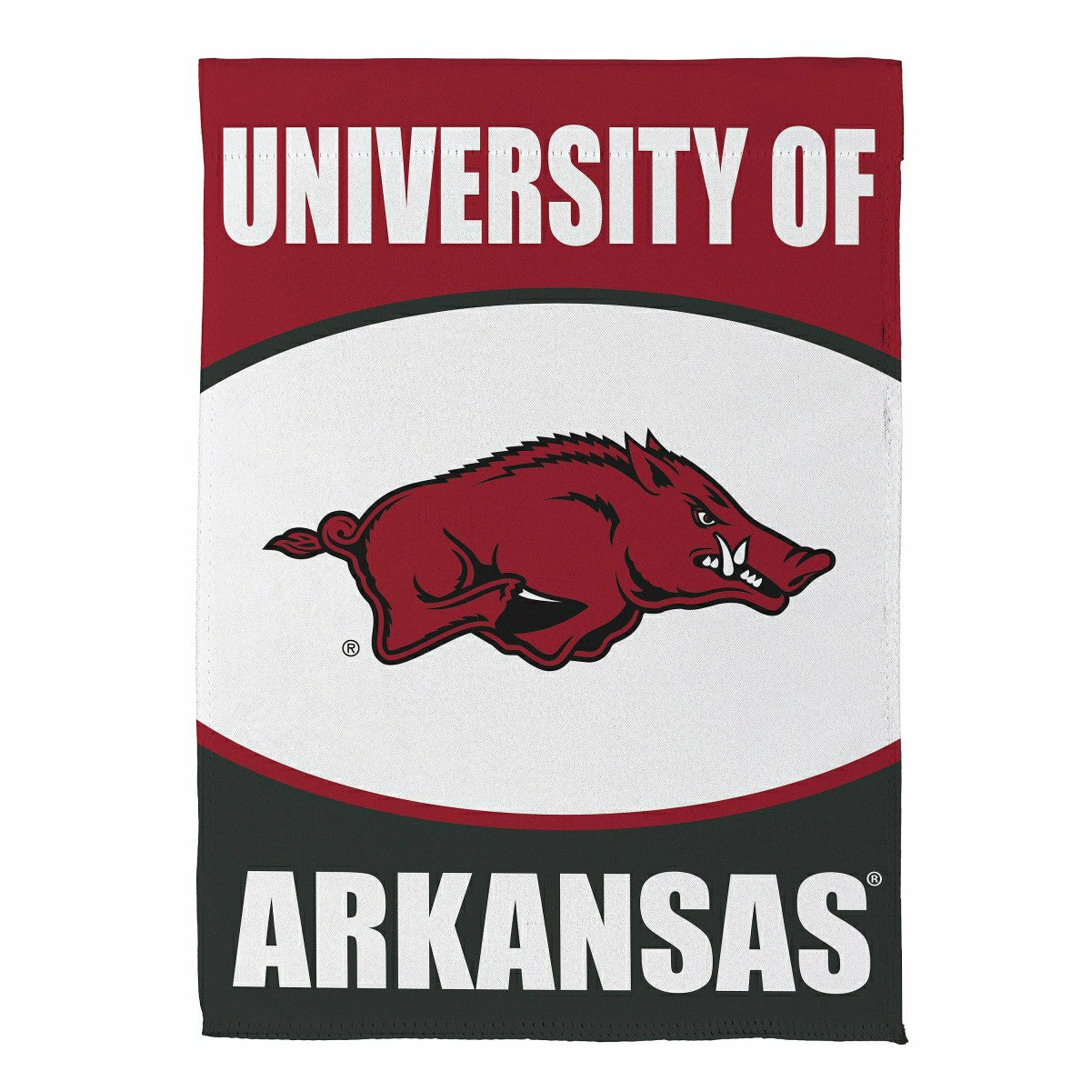 University of Arkansas Suede House Flag
