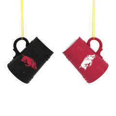 University of Arkansas Ceramic Mini Stein, 3oz, set of 2