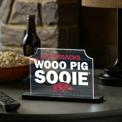 University of Arkansas College Rectangle Desklite LED Decor