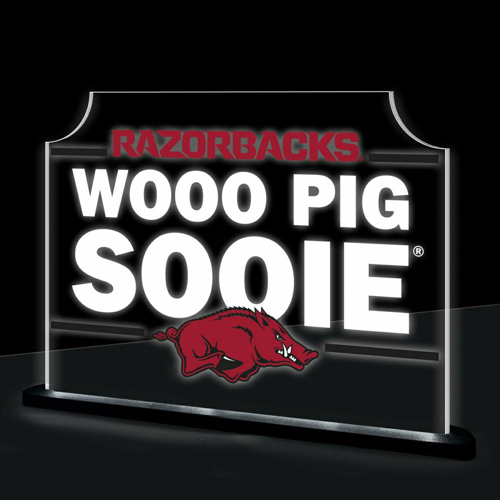 University of Arkansas College Rectangle Desklite LED Decor