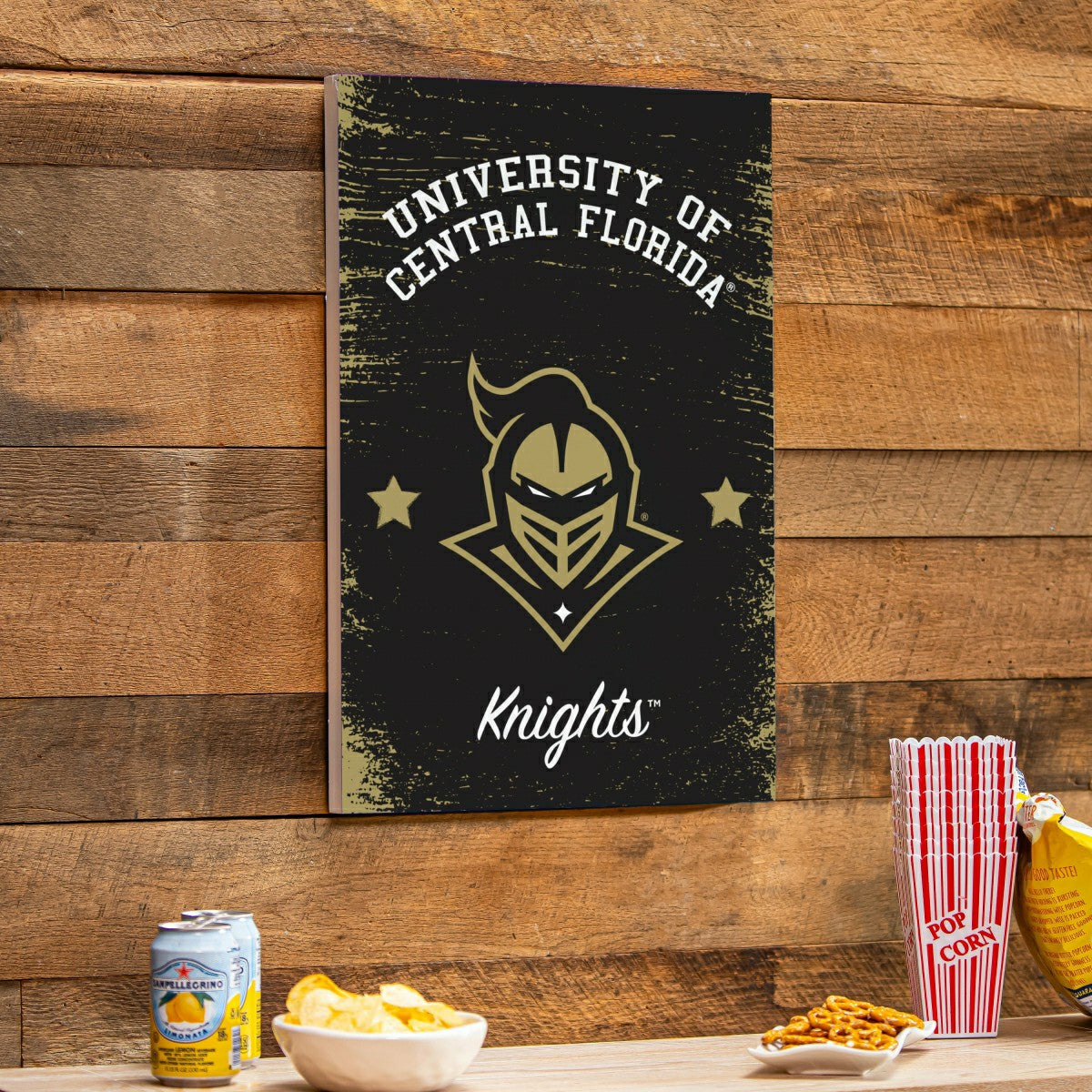 University of Central Florida Wood Wall Sign, 16x24