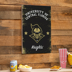 University of Central Florida Wood Wall Sign, 16x24