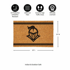 University of Central Florida Large One Color Coir Mat, 36"x24"