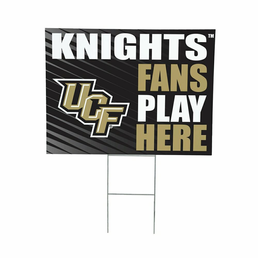 University of Central Florida Coroplast Yard Sign "Fans Play Here"