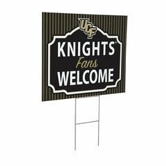 University of Central Florida Coroplast Yard Sign, "Fans Welcome"
