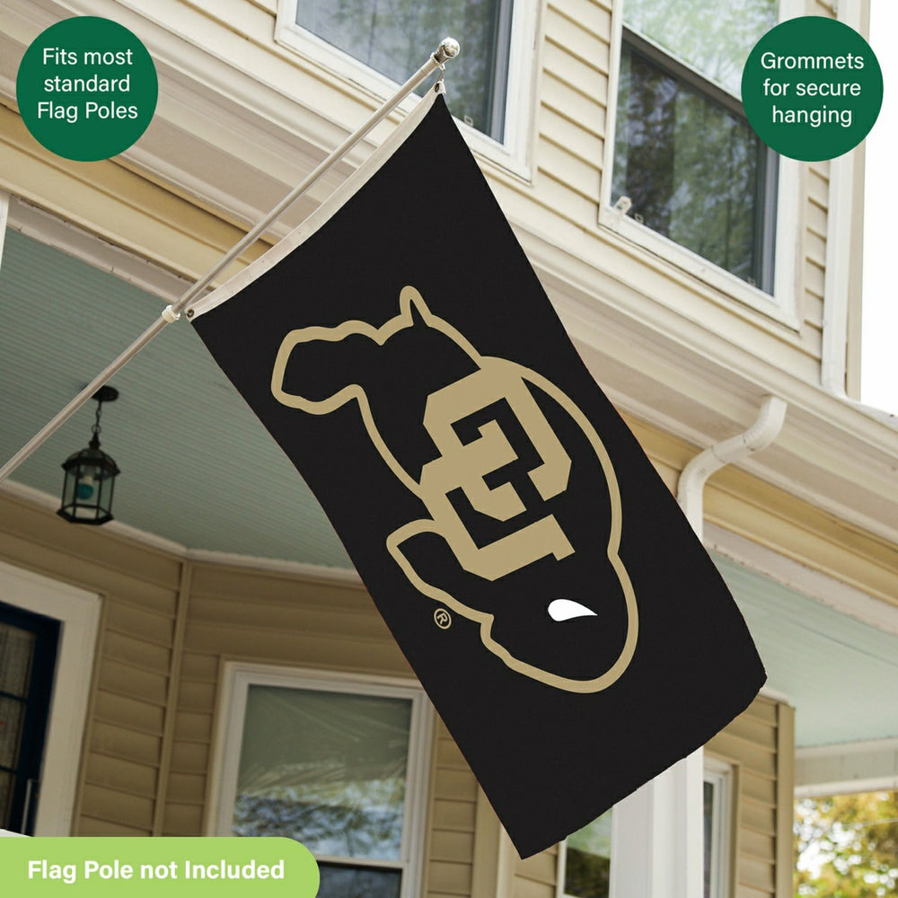 University of Colorado Single Sided Flag w/ 2 Grommets, 3'x5'