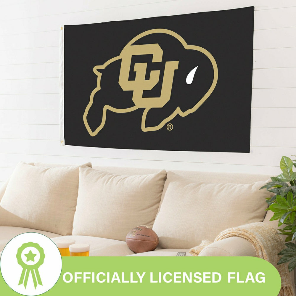 University of Colorado Single Sided Flag w/ 2 Grommets, 3'x5'