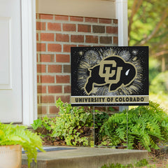 University of Colorado Yard Sign, Patriotic