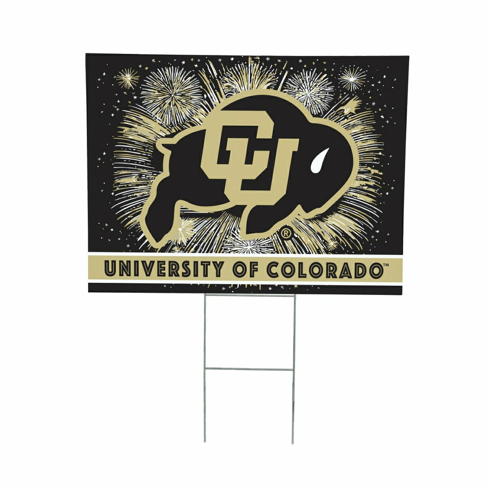University of Colorado Yard Sign, Patriotic