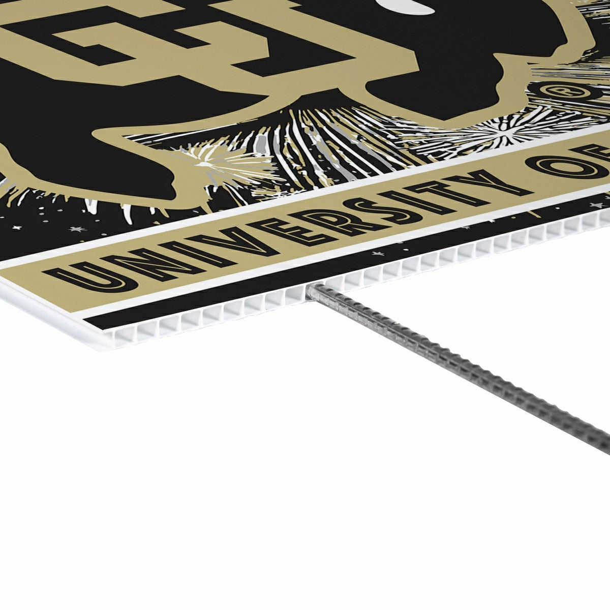 University of Colorado Yard Sign, Patriotic