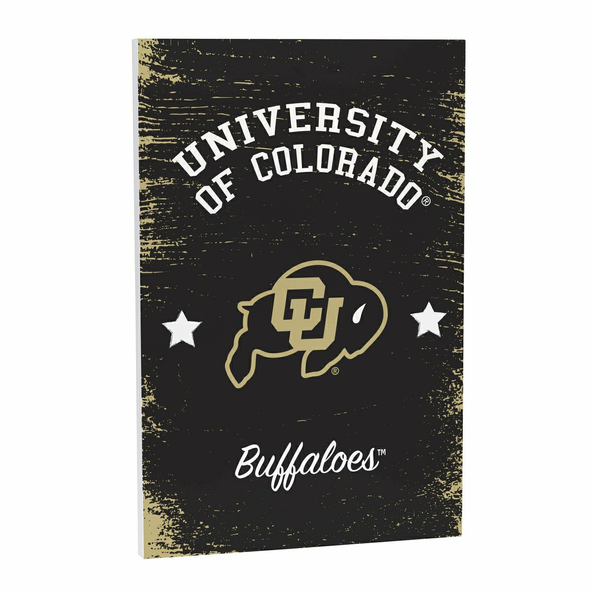 University of Colorado Wood Wall Sign, 16x24