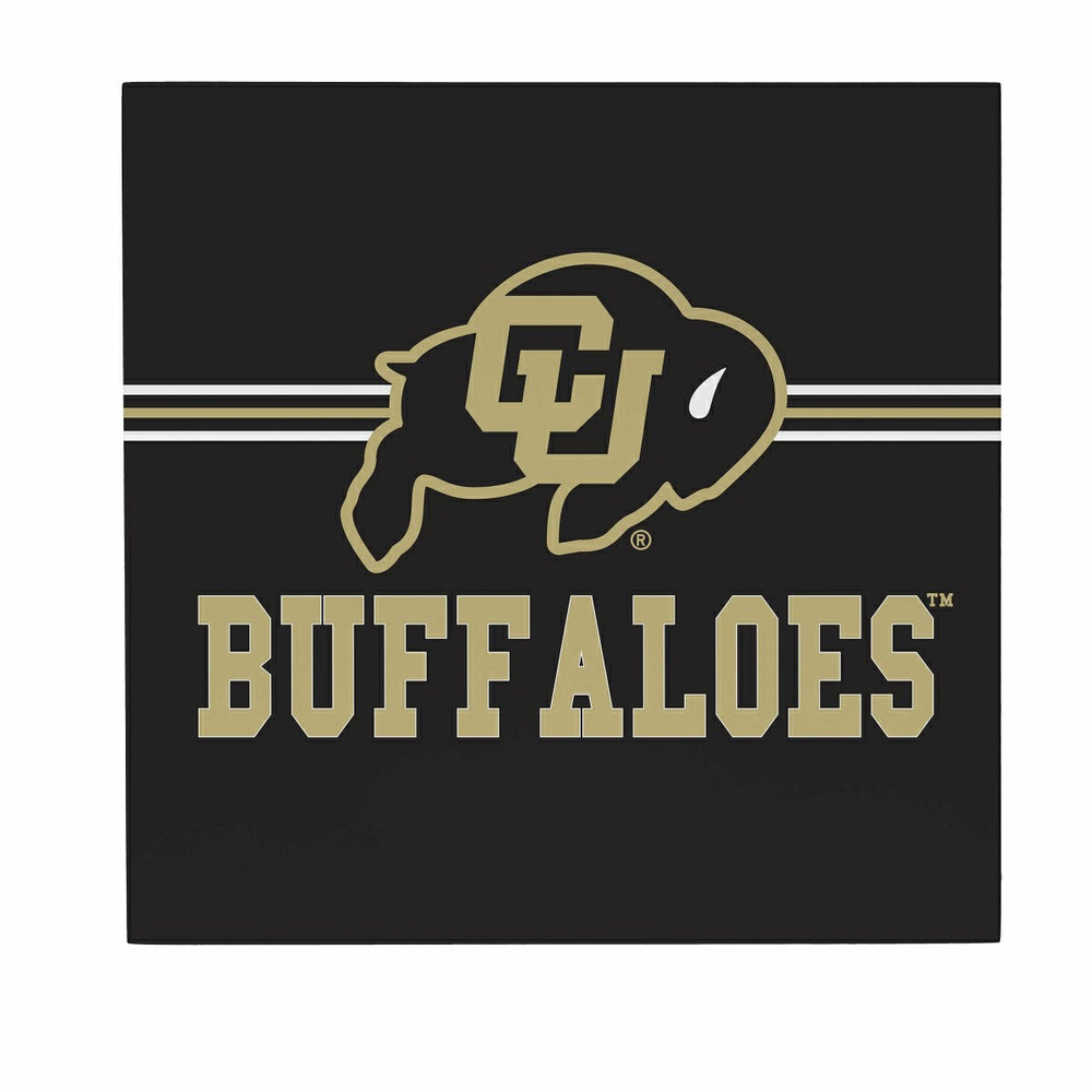 University of Colorado Wood Wall Sign, 12x12