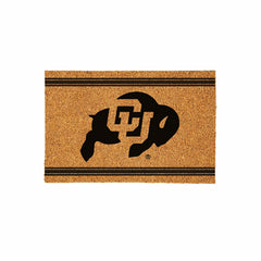 University of Colorado Large One Color Coir Mat, 36"x24"