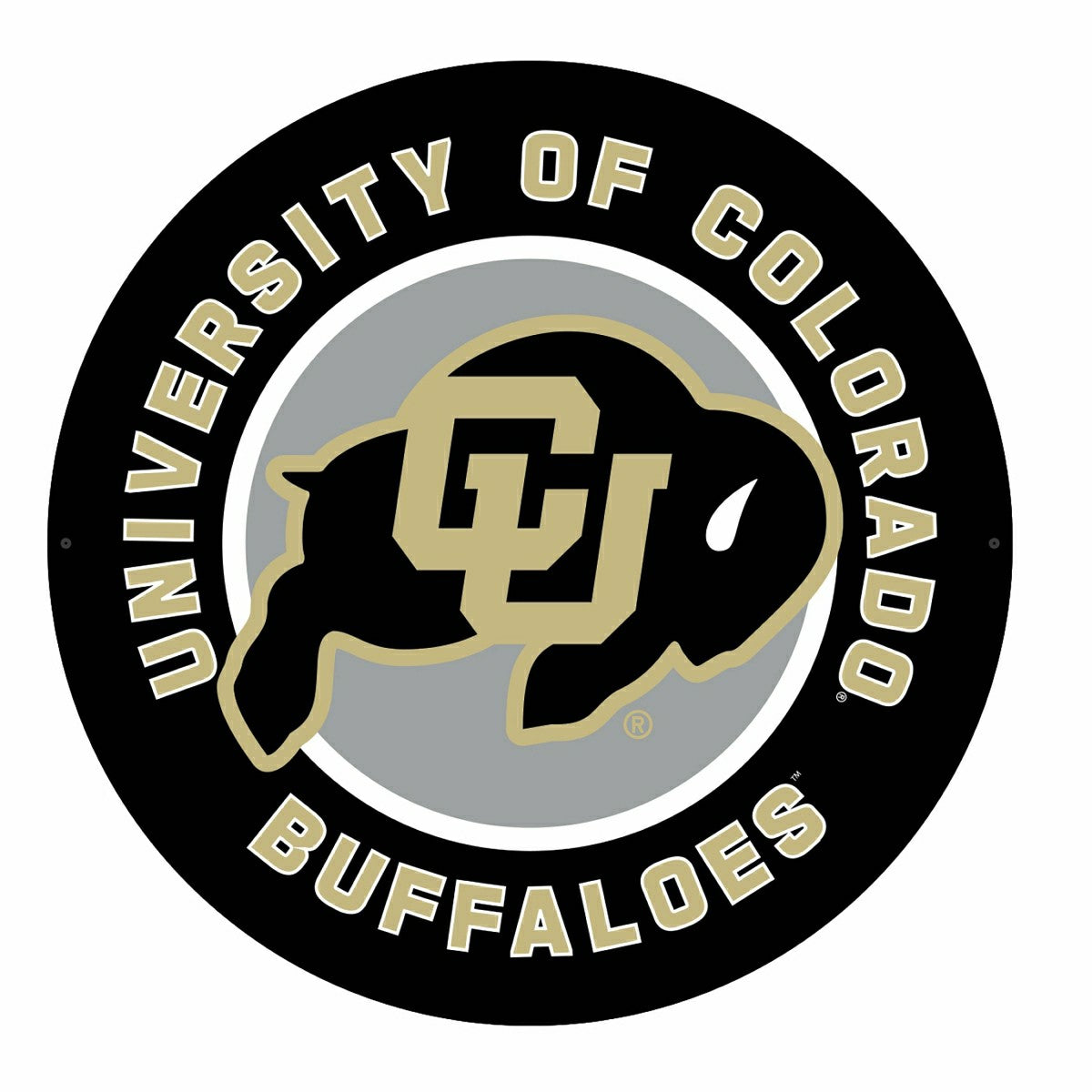 LED Wall Decor, Round, University of Colorado
