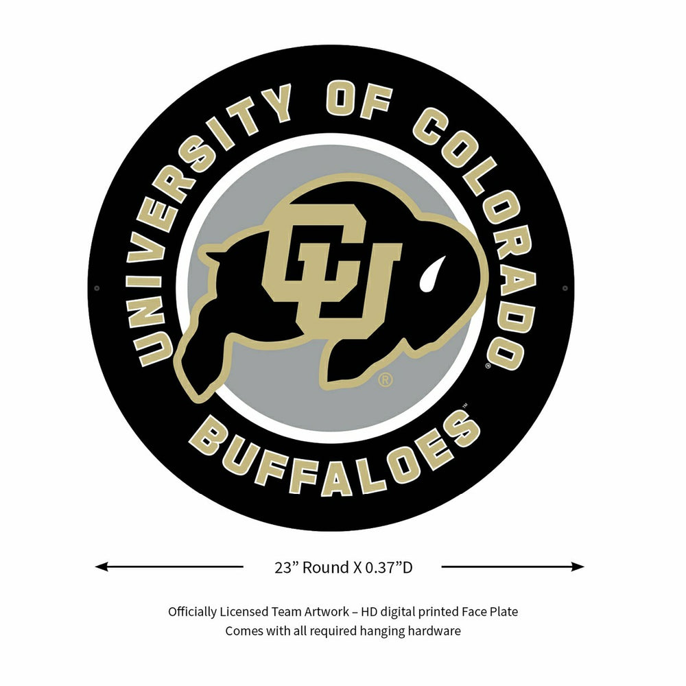 LED Wall Decor, Round, University of Colorado