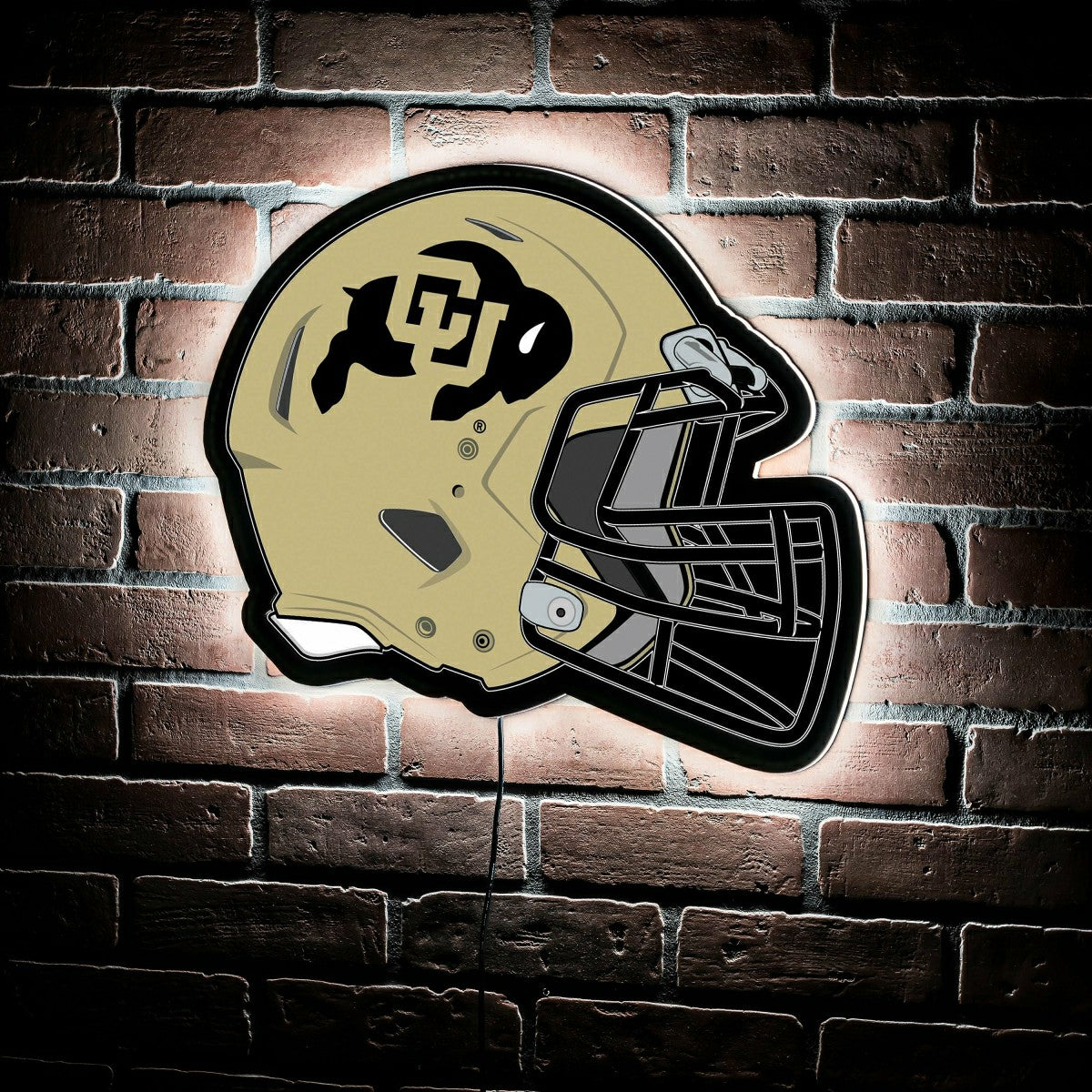 LED Wall Decor, Helmet, University of Colorado