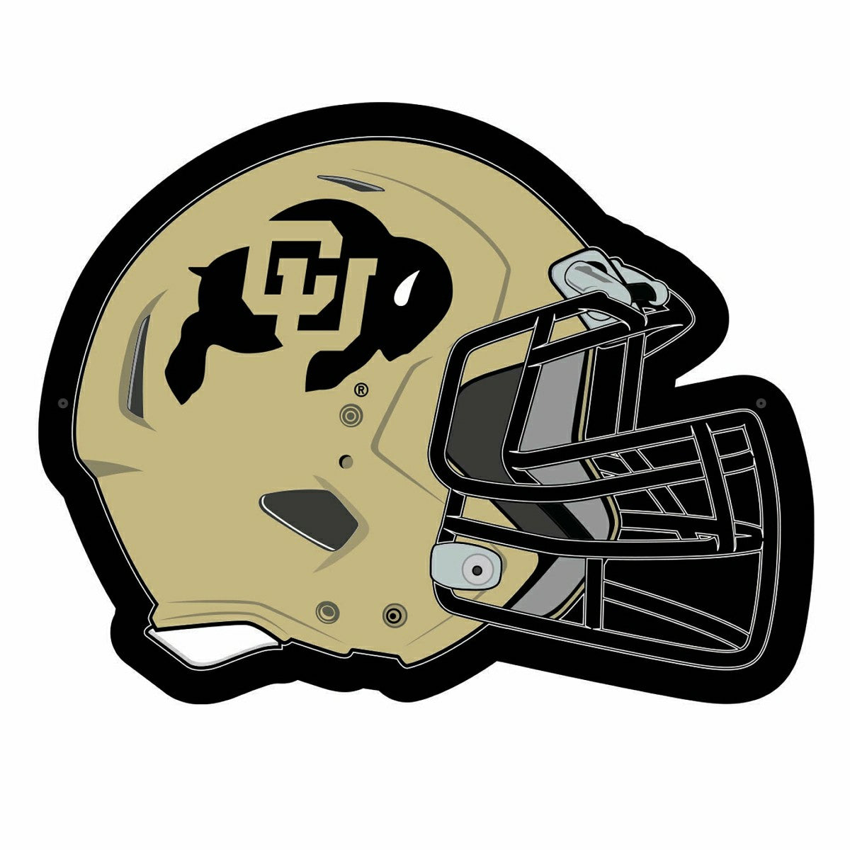 LED Wall Decor, Helmet, University of Colorado