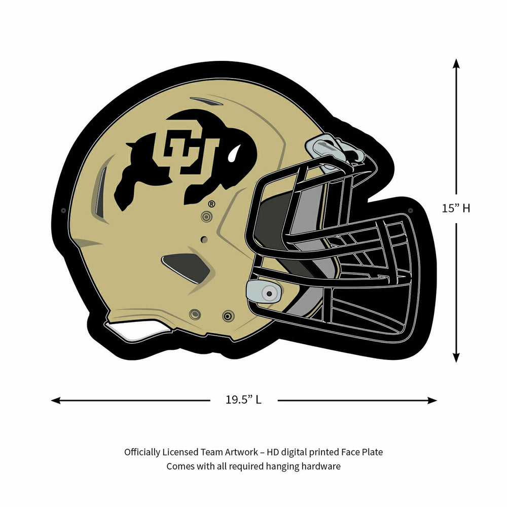 LED Wall Decor, Helmet, University of Colorado