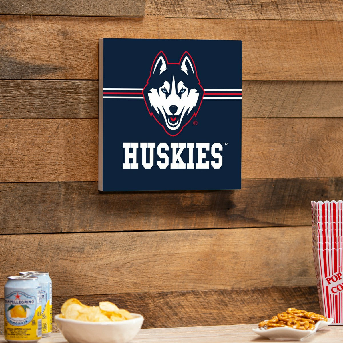 University of Connecticut Wood Wall Sign, 12x12