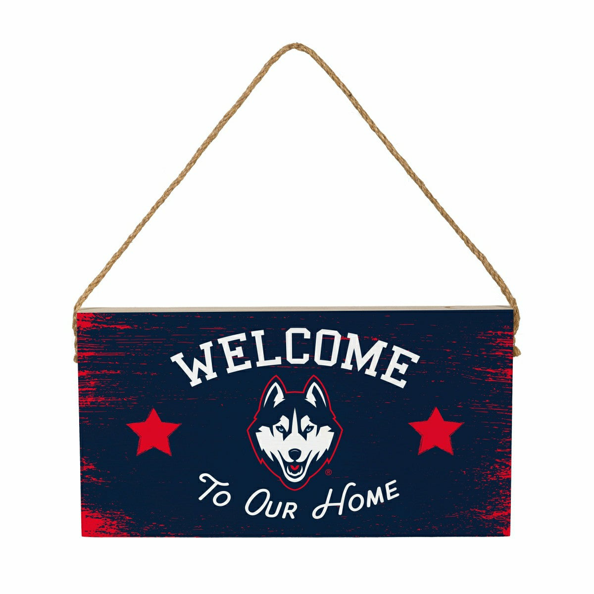 University of Connecticut Wood Wall Sign, 6x11