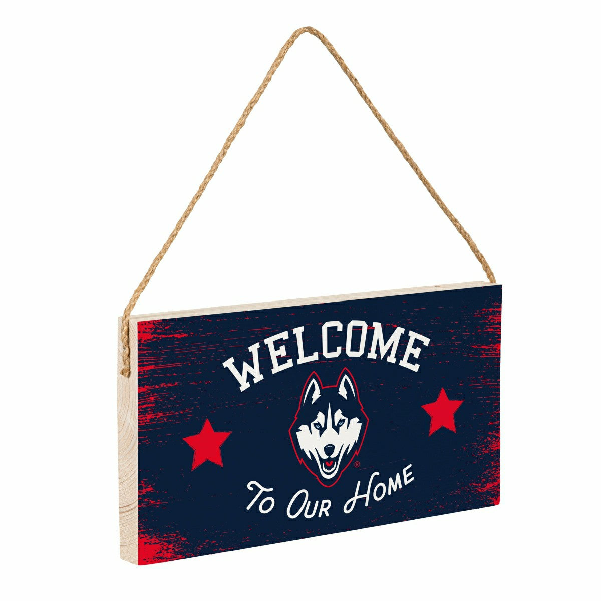 University of Connecticut Wood Wall Sign, 6x11