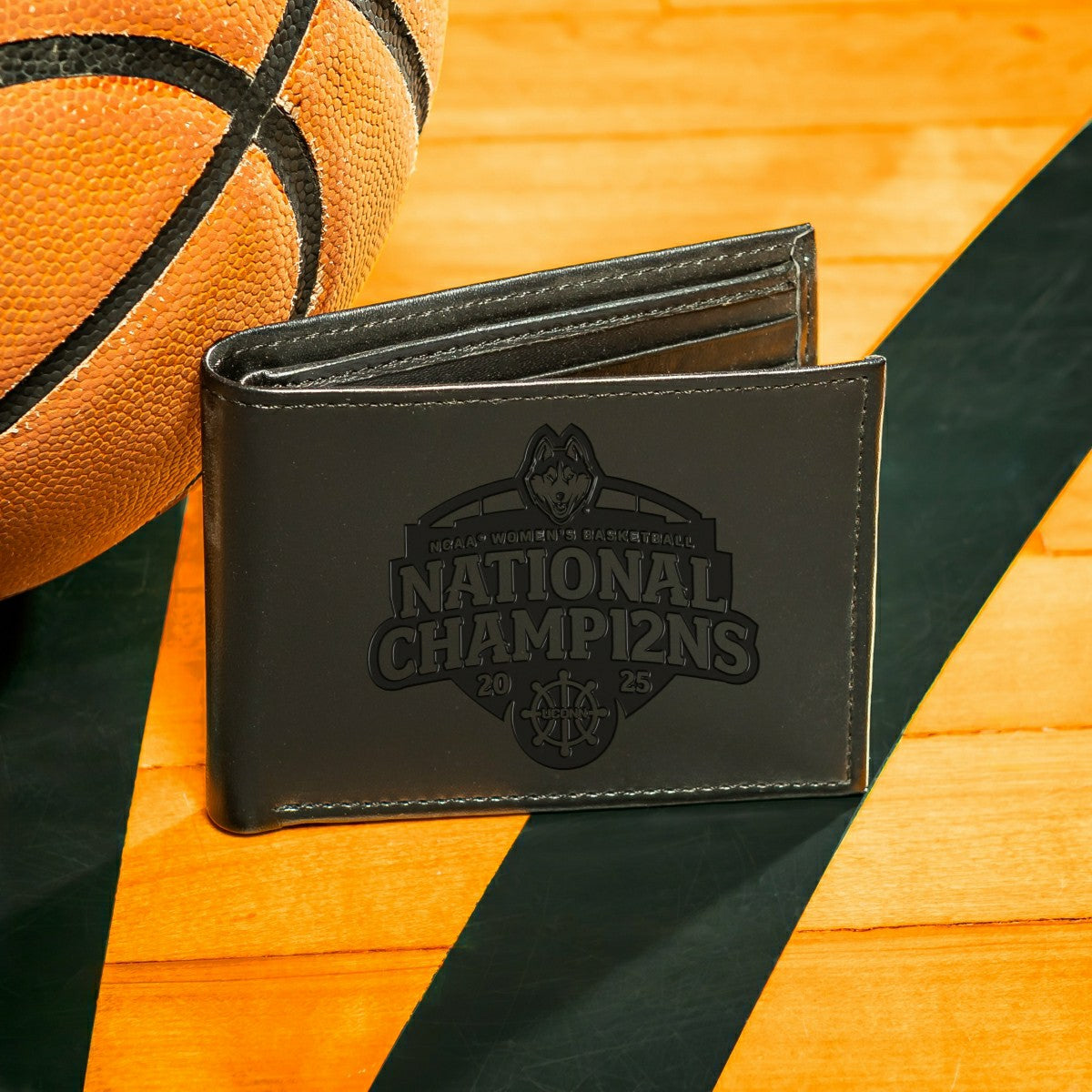 University of Auburn, Mens NCAA Basketball Champions Wristlet Wallet, Black