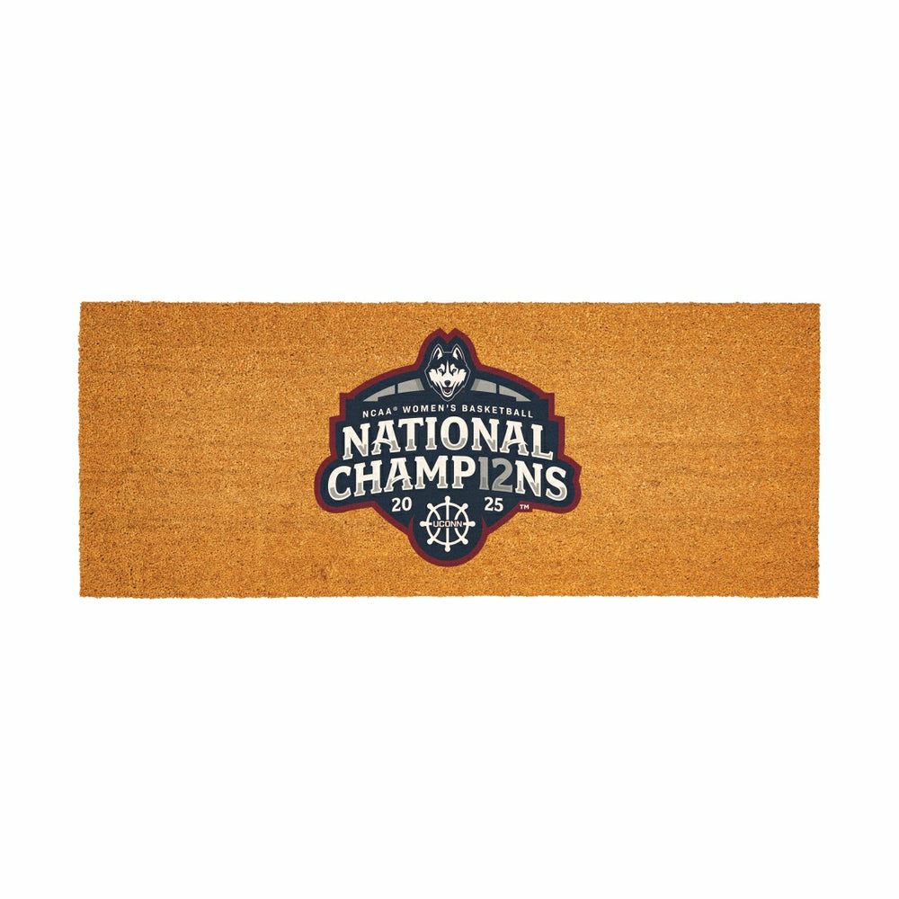 University of Connecticut, Womens NCAA Basketball Champions Extra Large Full Color Coir Mat, 60"x24"