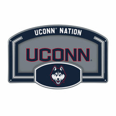University of Connecticut USA Embossed Steel Wall Sign, 11" x 17"