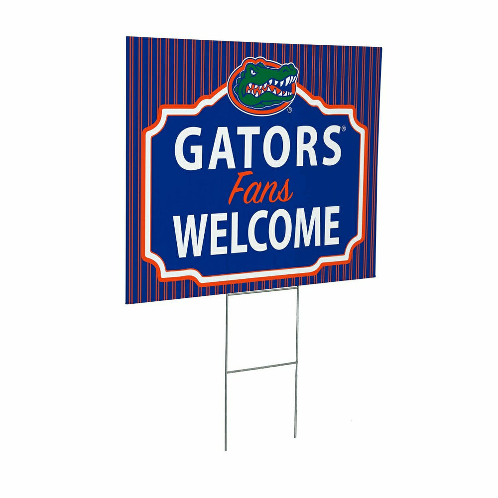 University of Florida Coroplast Yard Sign, "Fans Welcome"