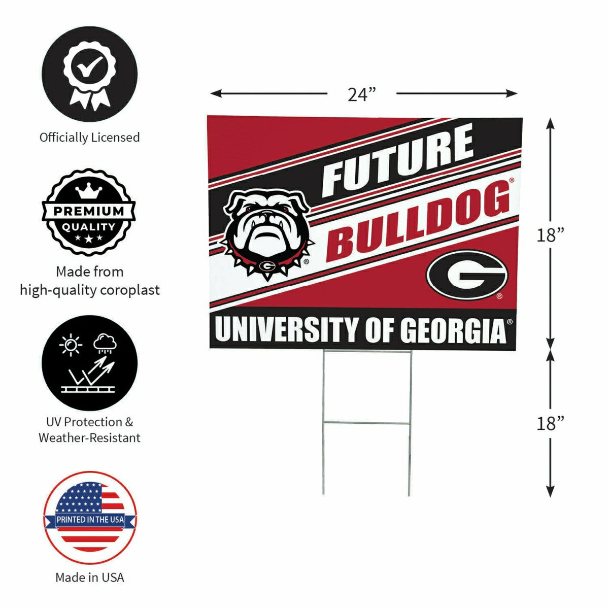 University of Georgia Coroplast Yard Sign, Future Student