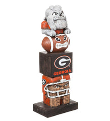 Georgia Bulldogs Tiki Team Totem Garden Statue