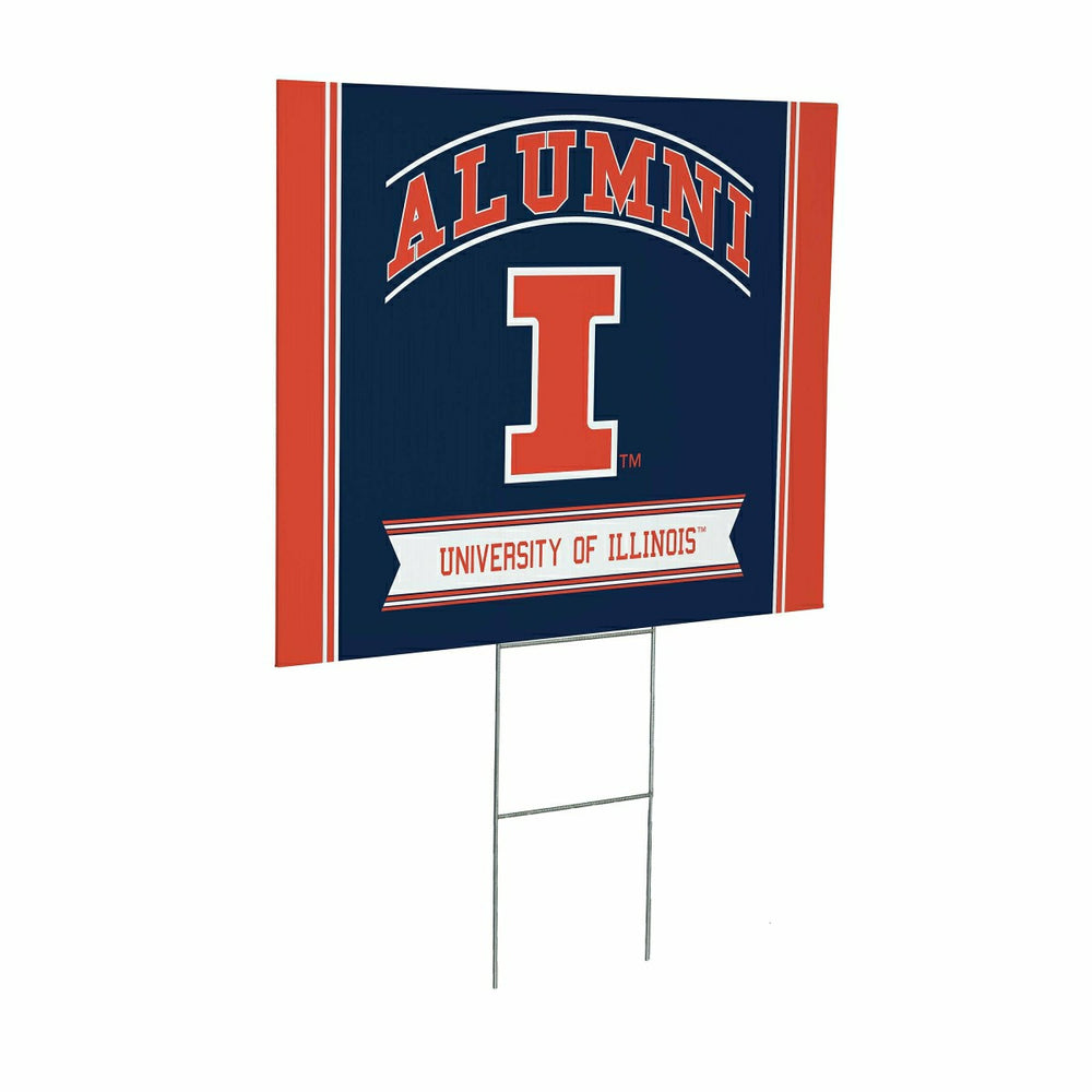 University of Illinois Coroplast Yard Sign Alumni