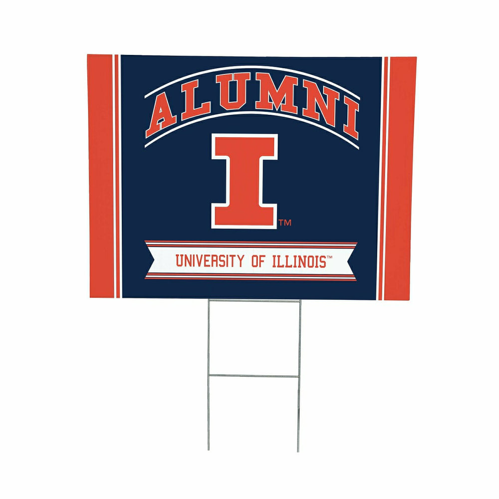 University of Illinois Coroplast Yard Sign Alumni