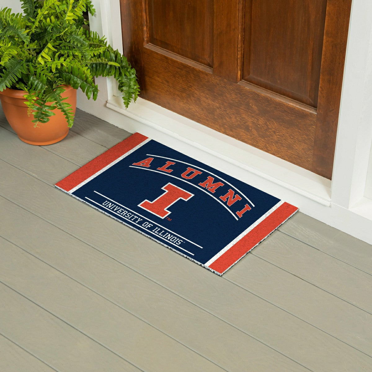 University of Illinois Alumni Mat, 28"x16"