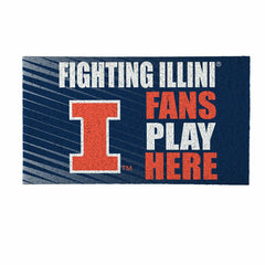 University of Illinois Fan Mat, 28"x16"