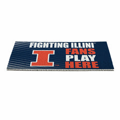 University of Illinois Fan Mat, 28"x16"