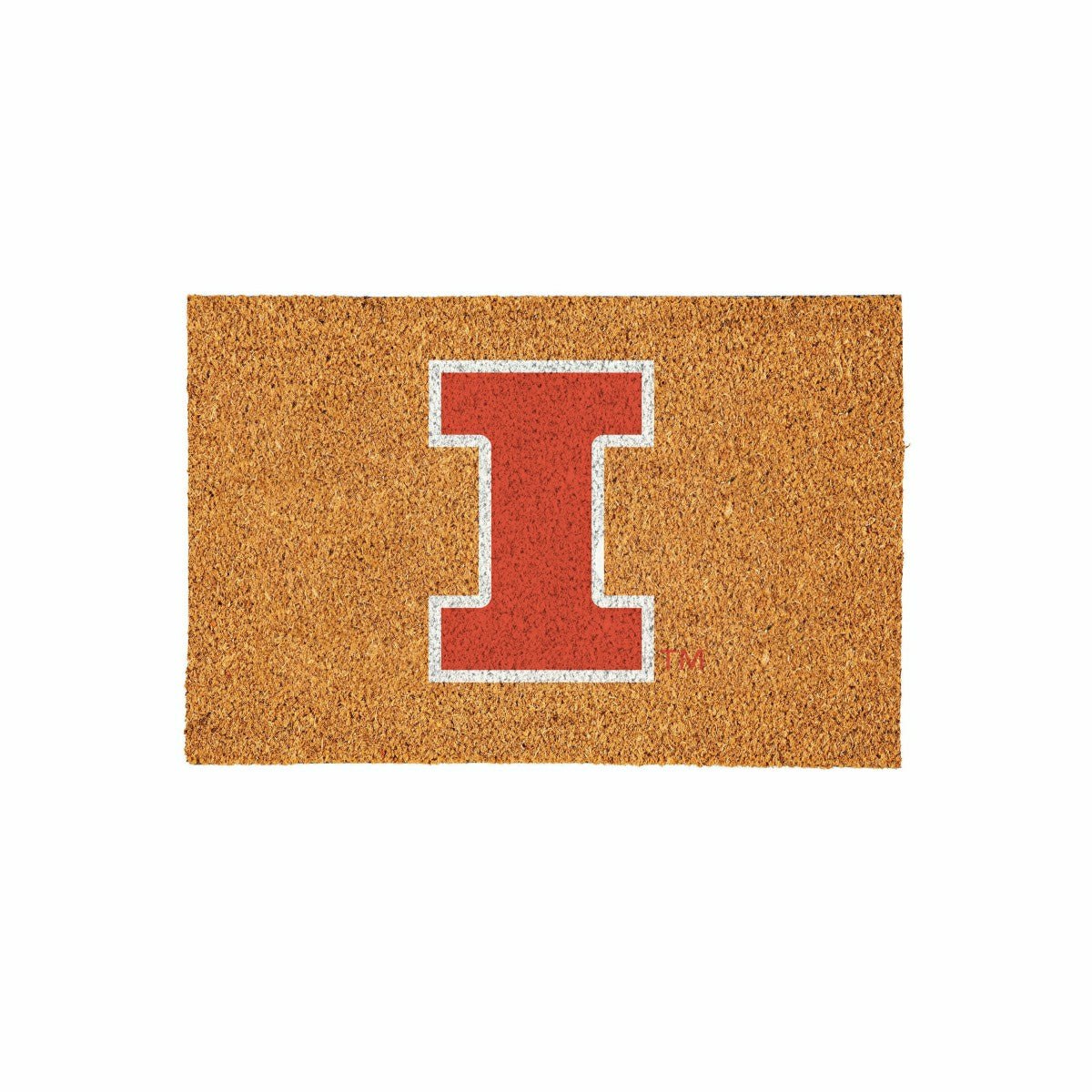 University of Illinois Large Full Color Coir Mat, 36"x24"