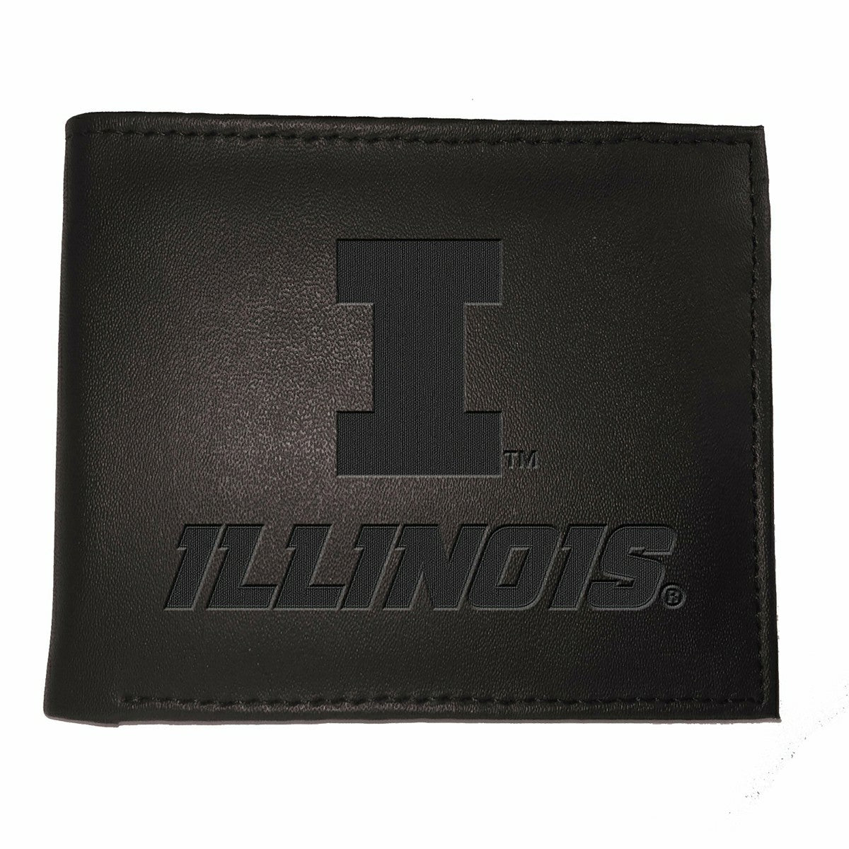 University of Illinois, Bi-Fold Wallet, Black