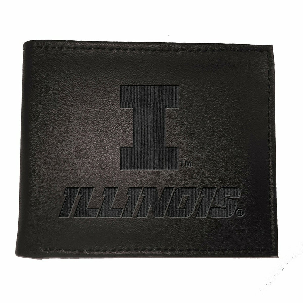 University of Illinois, Bi-Fold Wallet, Black