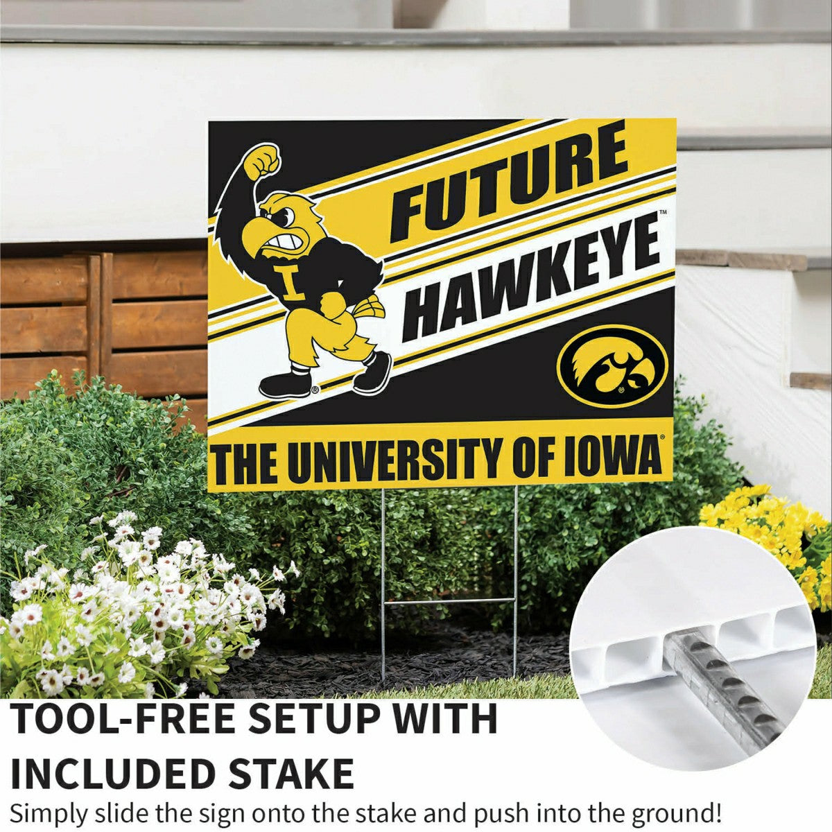 University of Iowa Coroplast Yard Sign, Future Student