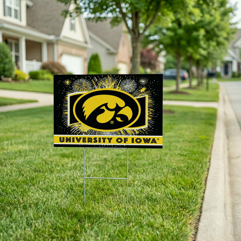 University of Iowa Yard Sign, Patriotic