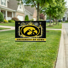 University of Iowa Yard Sign, Patriotic